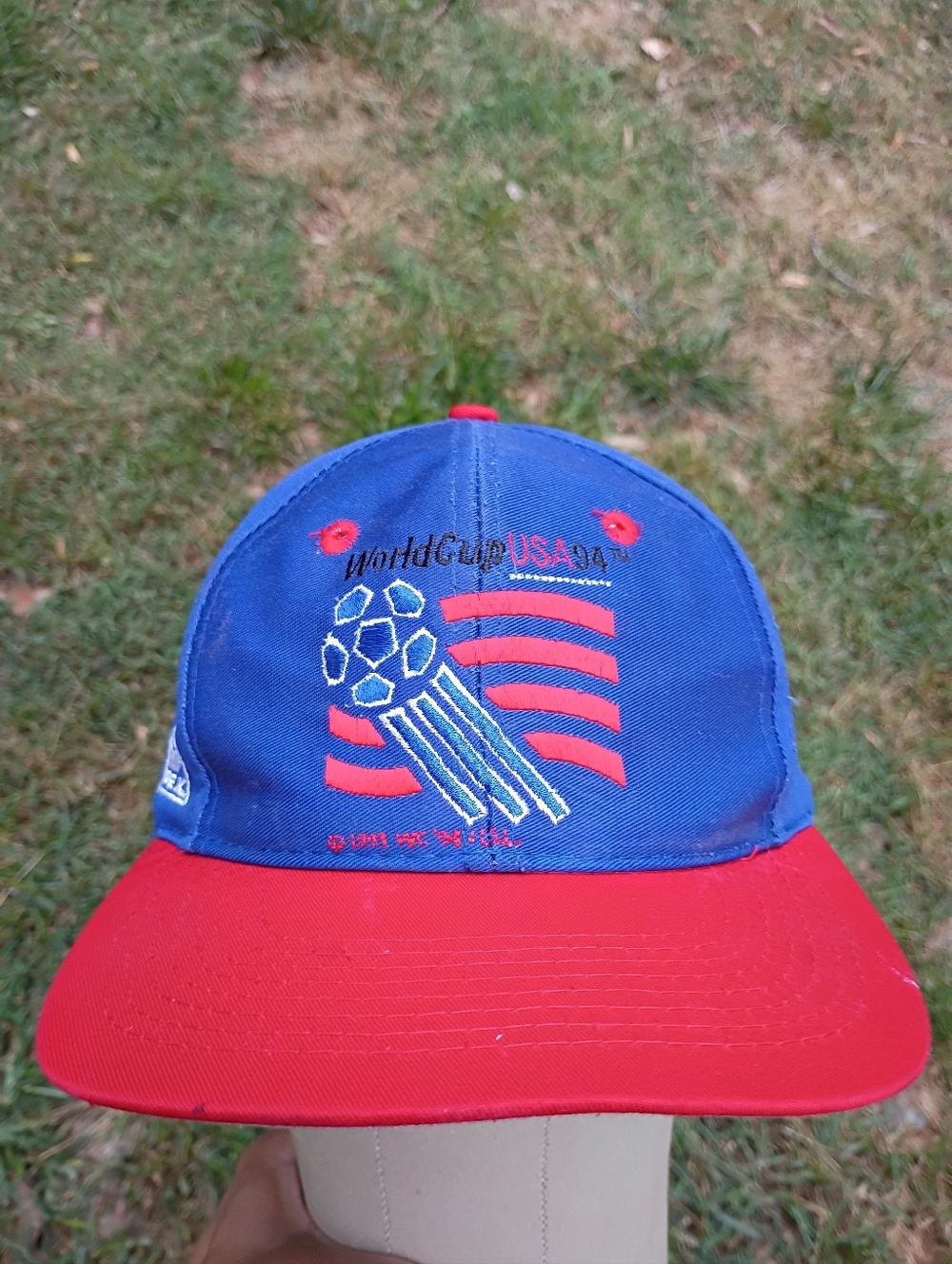 World Cup 1994 Vintage Red Blue Snapback Baseball Cap Hat